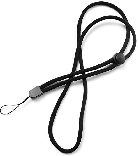 trage.band® verstellbares extra stabiles Umhängeband, schwarz | Langes besonders robustes verstellbares Umhängeband / Lanyard zum Tragen verschiedener Gegenstände.