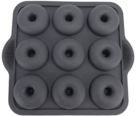 Stampo per Ciambella in Silicone, Ciambella per Ciambelle da Forno Ciambelle per Torta Ciambelle per Torta Bagel Muffin da Forno Antiaderente Ciambella Rotonda Riutilizzabile