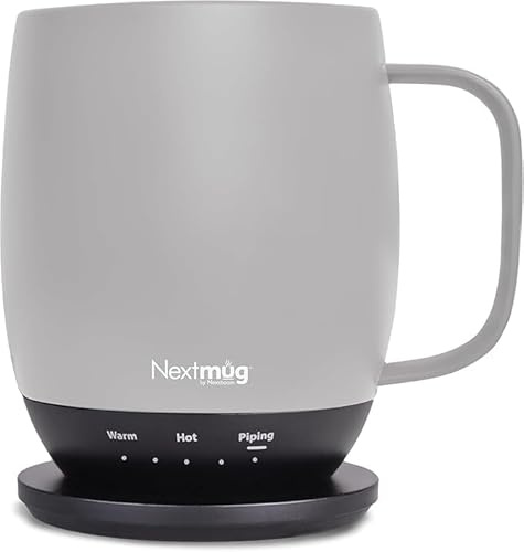 Nextmug - Temperature-Controlled, Self-Heating Coffee Mug (Almond - 415 mL)
