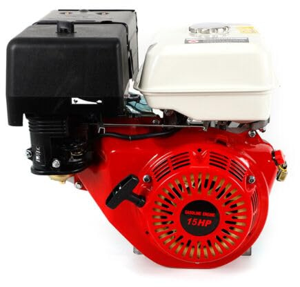OHV Gasoline Engine Rotavator Pressure Washer Air-Cooling Petrol Gas Manual Start Cylinder Single Cylinder Horizontal Engine Motor for water pumps vibrators dosing Etc machines 4-stroke 15 HP 420CC