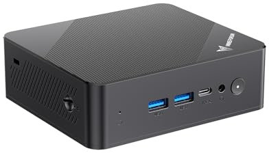 MINIS FORUM UN100P Mini PC, Intel 12th Gen Alder Lake- N100,16 GB DDR4 RAM 512 GB PCIe SSD,2xHDMI 2.1 TMDS/USB-C,4xUSB Ports, Wifi6,BT5.2,2.5G RJ45