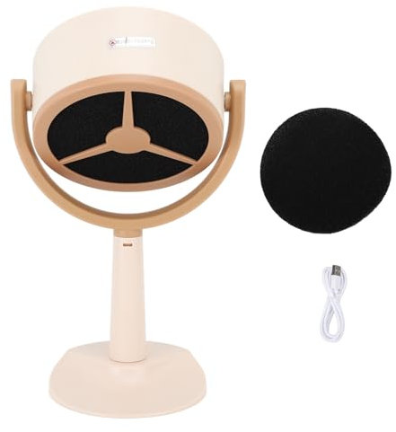 Tbest Cappa da Cucina, Cappa da Cucina da Tavolo Ventilatore di Scarico Portatile Ventola di Scarico da Regolabile Ad Angolo Lavabile per Domestica