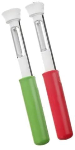 TagIo 2-in-1-Obstentkerner und -Schäler, Kernentferner, Küchengerät für Obst und Gemüse, Entkerner, 2-in-1-Melonen- und Obstschäler