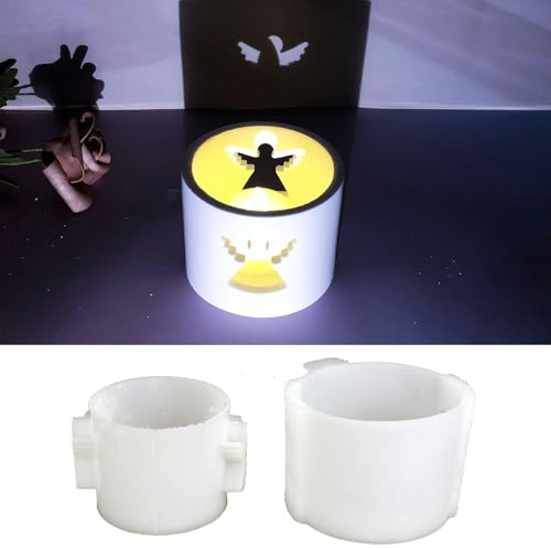 Silikonformen Gießformen Engel, 2 Stück Silikonform Engel Silikonform Kerzenhalter Giessformen Silikon Silikon form Teelichthalter Gieß form Kerzenhalter Silikonformen Weihnachten