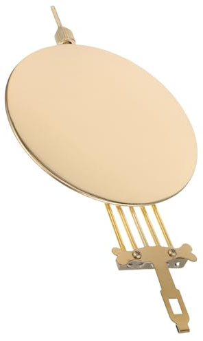 VILLCASE Professionelles Pendel Ersatzteil für Wanduhr aus Eisen, Gold | Wiederverwendbar, Sicher und Praktisch, Robustes Zubehör, für Wanduhren und Dekoration