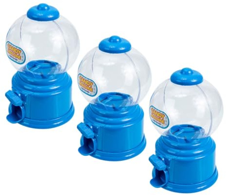 Garneck 3piezas Mini Máquina de Dulces Dispensadora de Chicles de Escritorio Unidades Contenedor de Dulces Novedoso para Regalos de Fiesta de Cumpleaños Infantiles