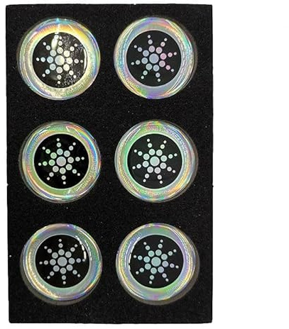 Handy Aufkleber 5G Anti-EMP - Reduziert Ihre Wellenbelastung bis zu 96% Schutz Stickers Blocker Tasche (Silbrig)