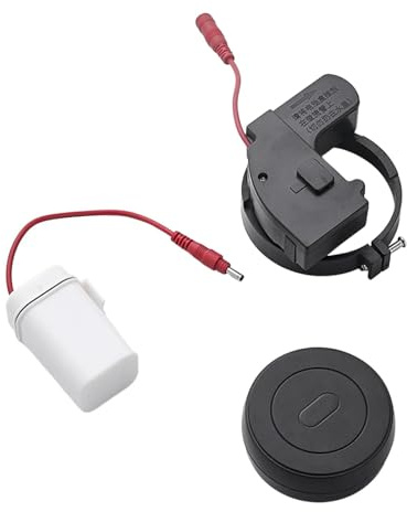 Milageto Kit di scarico automatico per WC, accessori per serbatoio dell'acqua, di scarico WC robusto, sostituzione intelligente per bagni pubblici