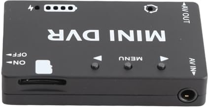 Socobeta Portable Mini FPV DVR Module NTSC PAL Switchable Video Audio Recorder for RC Models, Long Working Time for FPV Drone Racing