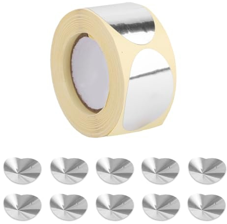 Goktvai 200pz Coni di Protezione per Gli Occhi Monouso Lettini Abbronzanti, Occhialini Adesivi in Alluminio Senza Cinturino Delicati Sulla Pelle e Portatili per L'uso con Lettini (Argento)
