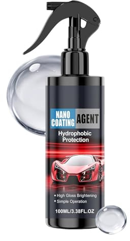 Keramisk Bilbeläggning För Lackskydd 100 ml Repborttagningsspray | Keramiska Beläggningar Återställande av Stenskott och Virvlar för Exteriör Detaljering Trim på SUV Husbil Lastbil