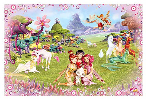 Bilderwelten Kinderzimmer Fototapete Mia and me inkl. Kleister 384x255cm - Vliestapete Made in Germany - Kindertapete Mädchenzimmer - Tapete für Kinder - Wandtapete Kinderzimmer Mädchen T_1946