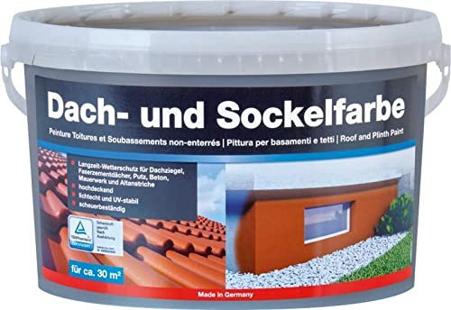 Baufan Dach- und Sockelfarbe 5 Liter anthrazit