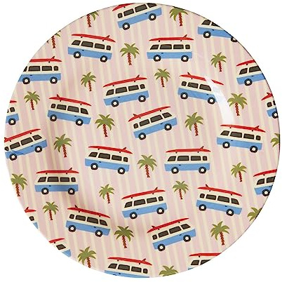 Rice Kids Kinderteller, Essteller, melamin, pink cars