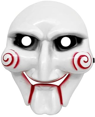 Carnavalife Saw Halloween Mask, Horror Movie Mask, Adult & Kids, Unisex