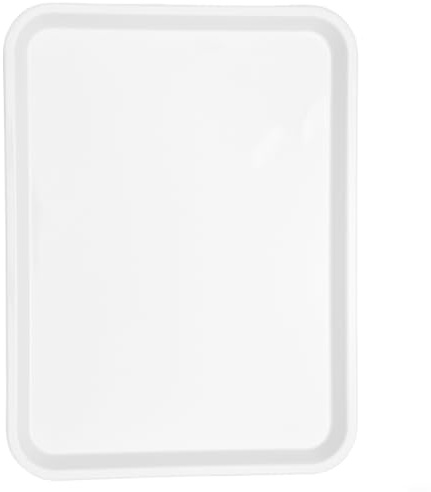 Tidevib Vassoio da portata rettangolare in melamina, antiscivolo, con aspetto resistente alle temperature, per cucina, sala da pranzo, ristorante, casa, feste, catering, buffet, uso interno ed esterno