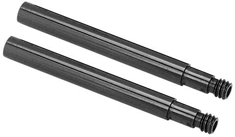 Valve Extender, 2Pcs 60mm Alloy Inner Tyre Valve Extender Bicycle Presta Valves Extension Adaptor (Black) Bicycle and Spare Parts Ride for Cycling
