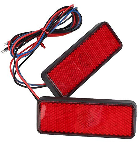Duokon Luces Traseras LED Universales para Motocicletas - Piloto Trasero Rojo y Luz de Freno