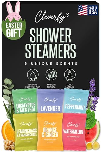 Cleverfy Shower Steamers Aromatherapy - Mothers Day Gifts for Mom, Wife from Husband, Grandma, Daughter and Sister - Birthday Gifts for Women, Mom, Teens, Girlfriend and Her - 6 Tablets