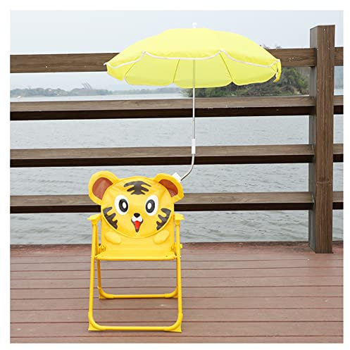 Kinder-campingstuhl Tragbarer Kinderklappstuhl, Outdoor Kinder Strandkorb Campingstuhl Mit Sonnenschirm Regenschirm, Robust Und Langlebig (Color : Style2)