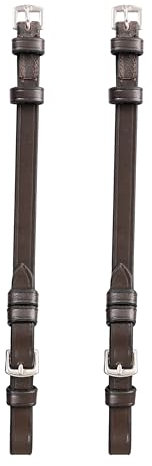 ExionPro Zaumzeug Backenstücke mit Schnallenverschluss (13 mm) – Havanna, Pony, Ersatzbackenstück