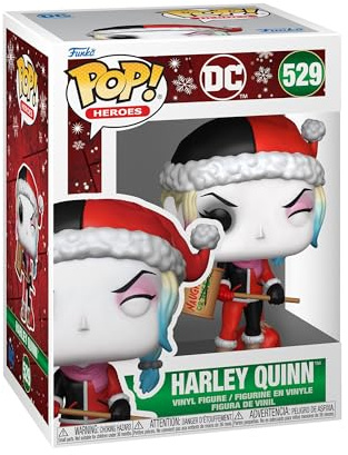 Funko POP! Heroes: Holiday '24 - Harley Quinn - DC Comics | Offizielles Superheroes Merch - Vinyl Sammelfigur als Regal Deko - Geschenkidee zum Geburtstag für Fans und Sammler