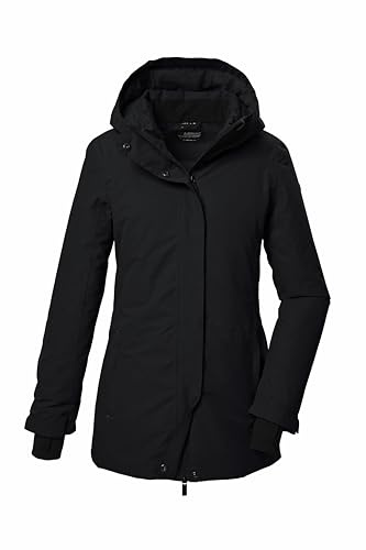 killtec Donna Parka funzionale/parka con cappuccio KOW 93 WMN PKR, schwarz, 44, 41817-000