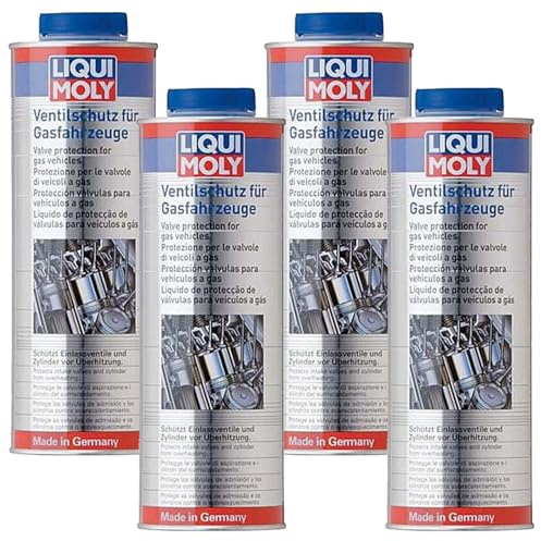 LIQUIMOLY 4012 ADDITIVO LUBRIFICANTE per LA Protezione VALVOLE di Veicoli con Alimentazione A Gas METANO E GPL. Confezione : Kit PROMOZIONE 4 Litri