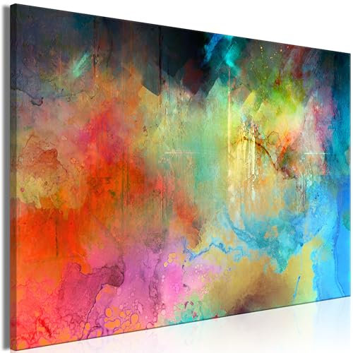 murando - Akustikbild Schallschutz Farbflecken, 60x40 cm, 1-teilig, Büro