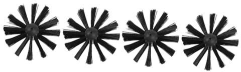 Amosfun 4pcs Chimney Brush Heads Dryer Vent Brush Replacement Lint Remover Tool Easy Install Professional Results
