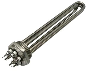 Elemento Di Riscaldamento Dell'Acqua Elemento Riscaldante Acqua In Acciaio Inossidabile 304 Completo Riscaldatore Elettrico Ad Immersione Da 1 1/4 For Serbatoio Acqua Solare Riscaldamento efficiente(