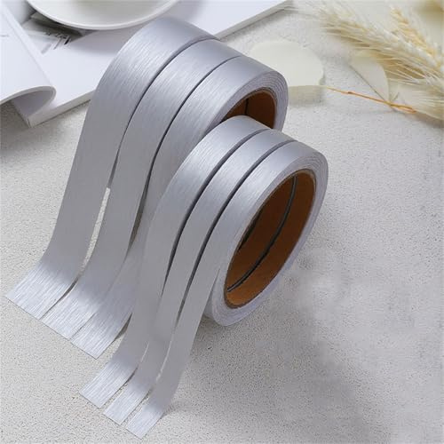 10M Bordures de Papier Peint Auto-adhésives, Autocollantes for Décoration Murale, Bordures Adhésives Imperméables for Cuisine, Salle de Bain, Chambre à Coucher, Papier de Décoration Murale(H,3CM(W))