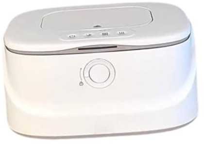 Milageto Wischtuchwärmer, Feuchttuchwärmer, 3 Modi der Temperatur-Heizungssteuerung, USB-beheizter Wischtuchspender, Feuchttuchbox für unterwegs nach Hause, Weiß