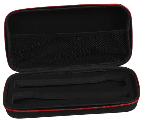 MOTHNUR EVA Microphone Bag Dual Microphone Holder with Secure Zipper and Mesh Compartment for Maximum Protection – Stylish Portable Mic Protective Case for Travel Storage and Stage Use