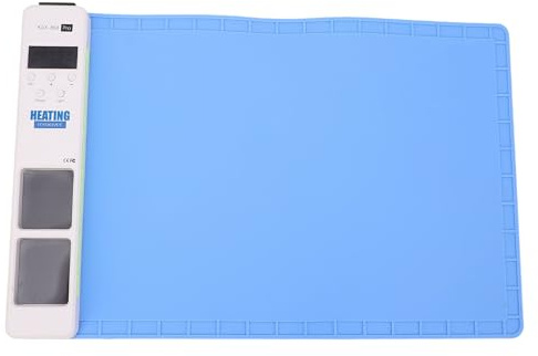 Jiawu Tappetino Riscaldante Flessibile per Schermo LCD in Silicone, Ampia Area di Lavoro 16 Pollici, Riparazione dello Schermo del Telefono, Smontaggio della Piastra Riscaldante (Spina europea)