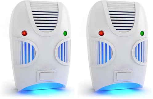 Parence.- Répulsif Ultrasonique Anti-Rongeurs & Moustiques – sans Danger (Lot de 2)
