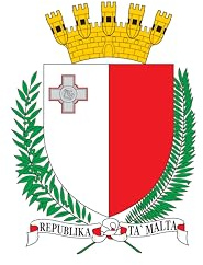 Bandiera di Malta – Stemma della città Ultra/150 x 90 cm