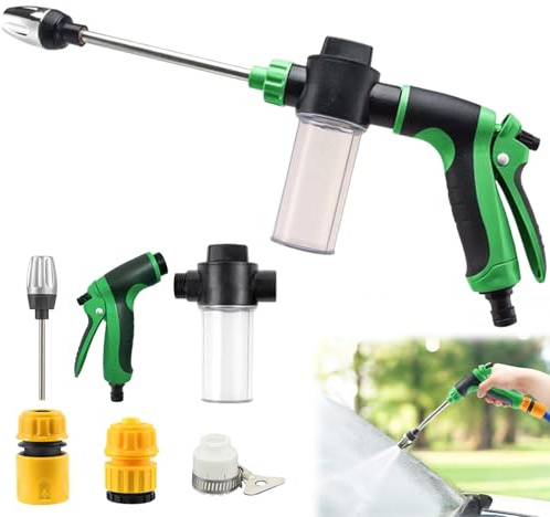 Power Jet Hochdruckpistole, 2026 Neu Hochdruckpistole Für Gartenschlauch, TurboWasher für Gartenschlauch, Ultrawasher Turbo Hochdruckreiniger, Hochdruckreiniger Für Jeden Gartenschlauch