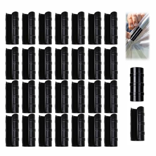 Clips pour Serre 25 mm Lot de 30, Pinces de Fixation pour Bâche, Filet d'Ombrage et Tunnel de Jardin, Clips en Plastique Résistant aux Intempéries