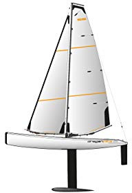 Amewi Dragonflite 95 RC Segelboot RTR 950mm, Weiß, Weiss/Opulenter Garten