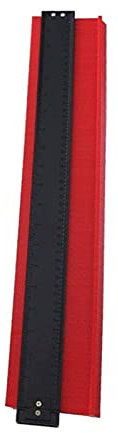 Profilo di profilo contorno Duplicatore Duplicatore 20 pollici Misura Modello righello Forme irregolari per la lavorazione del legno La riproduzione accurata delle forme irregolari ( Color : Red )