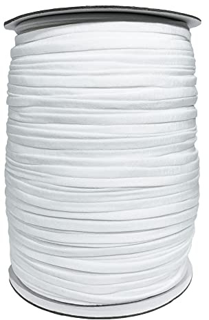 200 Metros Goma Elastica Para Mascarillas,Cinta Elastica Costura, Goma Elastica,Cinta Elastica Para Coser Y Manualidades,blanco (4mm, 101)