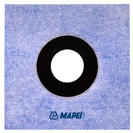 Mapei Wasserabweisende Dichtmanschette MAPEGUARD PC 75-110mm, Polypropylen/Polyethylen, Blau/Schwarz, Wand, Rohr, Abdichtung