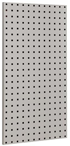 Wandhalterung Stecktafel Anzeigen, Metall Werkzeug Organizer-Rack Für Die Hand Hammer Schraubendreher Schraubenschlüssel Schraubenschlüssel Bits, Wandaufbewahrungsbrett ( Color : Grigio , Size : 40x60