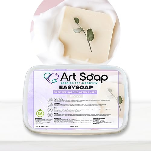 Resin Pro EasySoap Seifenbasis, 1 kg, weiß, Basis für die Herstellung von Seifen, einfach, sicher und vielseitig, Basis für Seife zum Schmelzen und Gießen