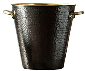 Pimex ice bucket, ice bucket gift Copper Ice Bucket Cooler Bar Freeze Tool Champagne Wine Bucket Home Decoration Kitchen Accessories Whisky Beer Cooler Ice Bottle wine buckets for parties