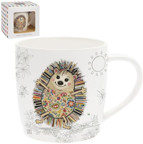 Lesser & Pavey Hattie Hedgehog Mug | Ceramic Coffee Mugs for Home or Work | Premium Design Mugs for All Occasions | Designed By Bug Art Lovely Mugs for Tea, Coffee & Hot Drinks