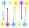 YAPKOLV 10 Piezas Manos Pegajosas para Niños, Juguetes Adhesivos, Manos de Gelatina como Regalitos Cumpleaños, Detalles para Invitados Niños, Juguetes y Diversión para Fiestas (Telaraña)