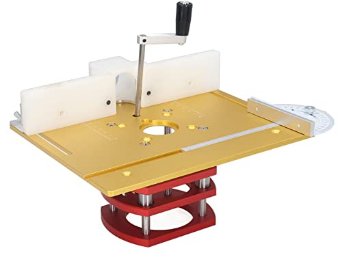 Oberfräsenlift, Oberfräsentisch-Hebesystem, 51 Mm (2 Zoll) Hubhub, Oberfräsen-Hebebasis mit Oberplatte für Holzbearbeitungsmaschinen mit Motoren mit 64–66 Mm Durchmesser
