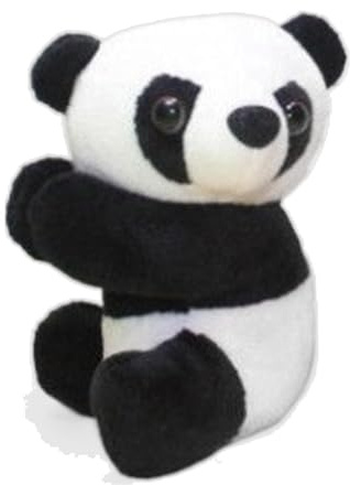 Dtaigou Pendentif en peluche Panda, porte-clés en peluche Panda - Porte-clés pour animaux en peluche Panda | Porte-clés doux en forme d'animal en peluche Panda pour sac fourre-tout, cartable